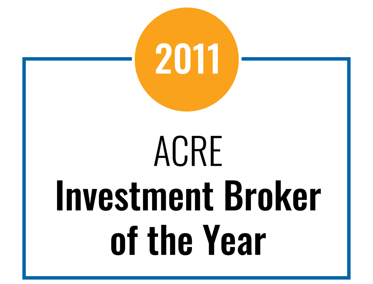 2011 Acre Investment Broker of the Year