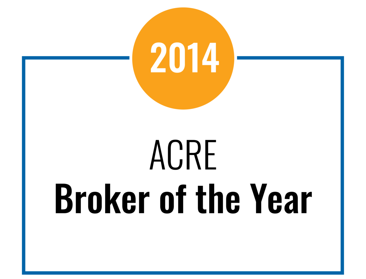 2014 Acre Broker of the Year