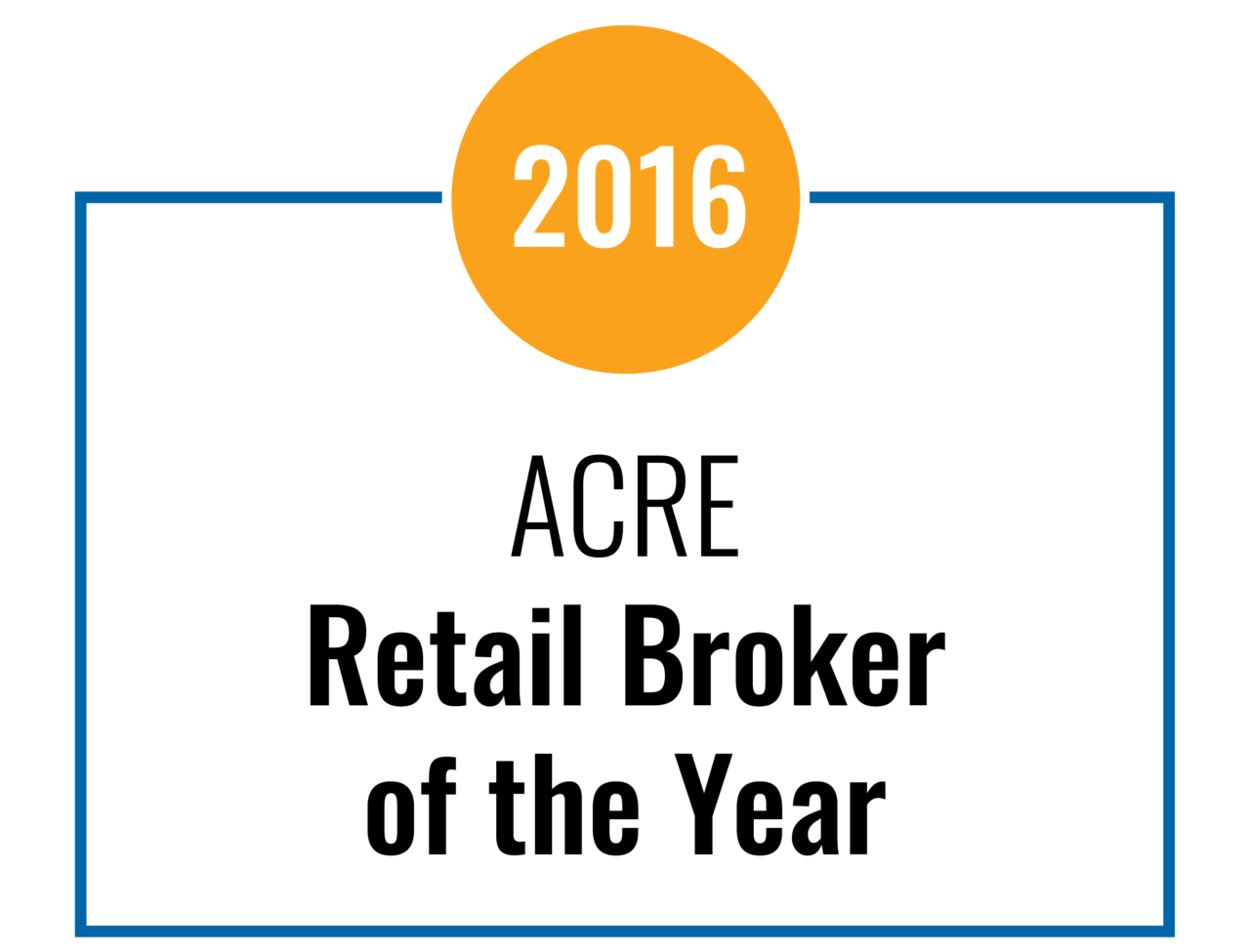 2016 Acre Retail Broker of the Year