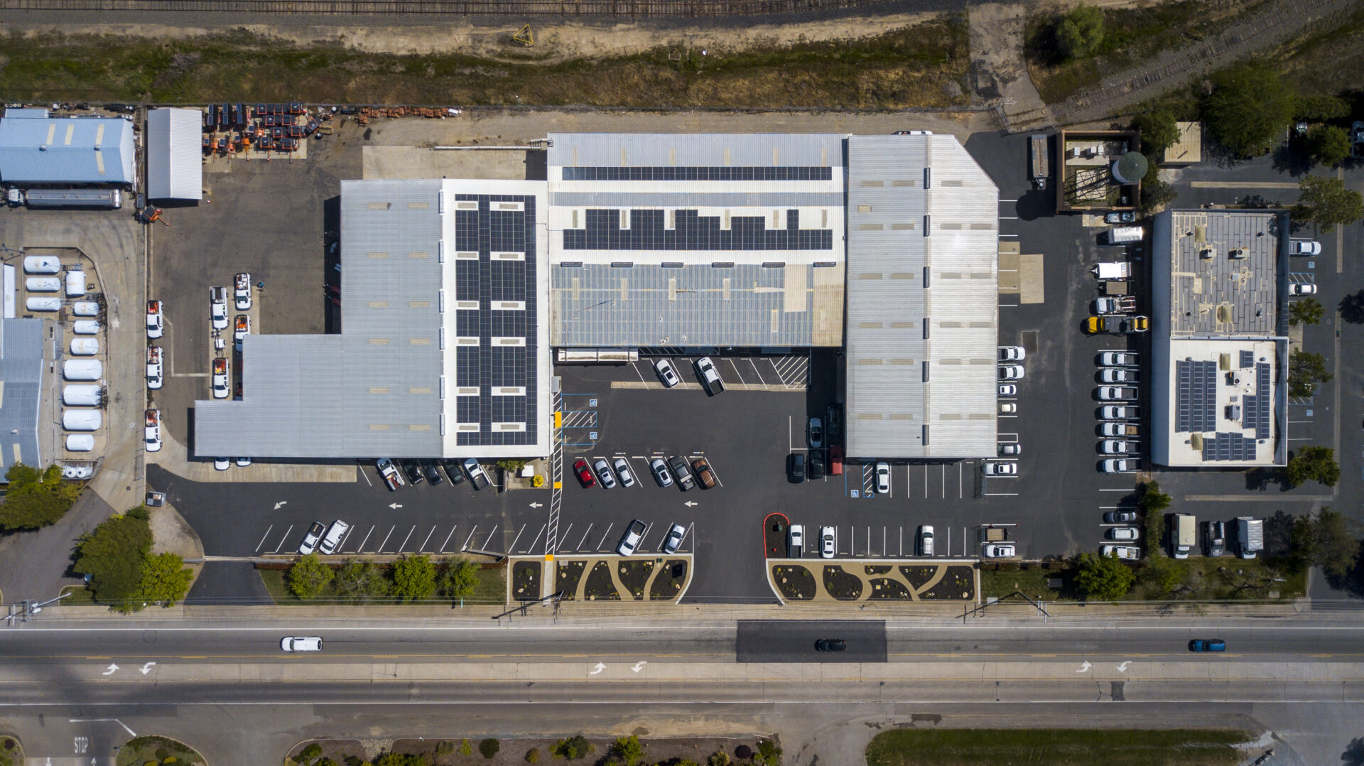 4335 Pacific Street Aerial Top View Down