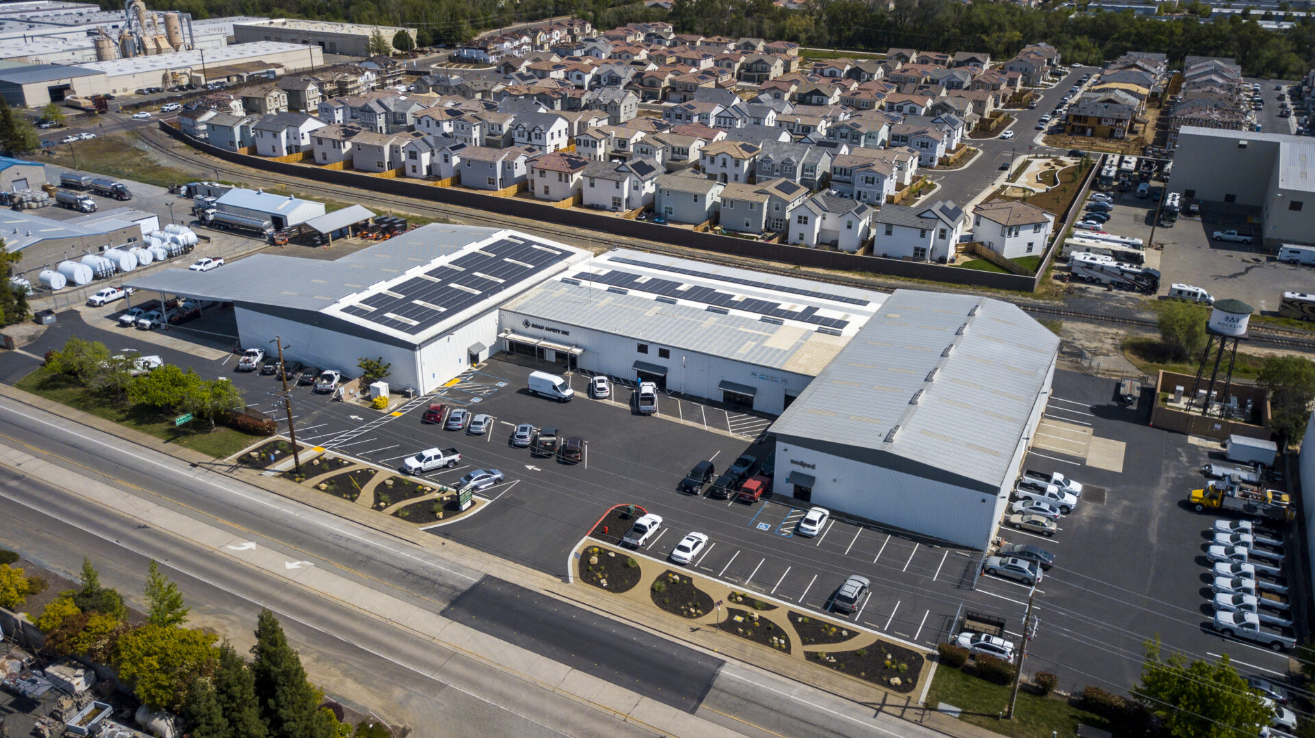 4335 Pacific Street Aerial shot of buildings