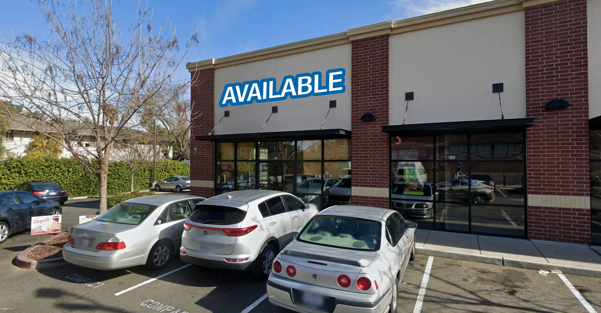 4245 Marconi Avenue side view of building