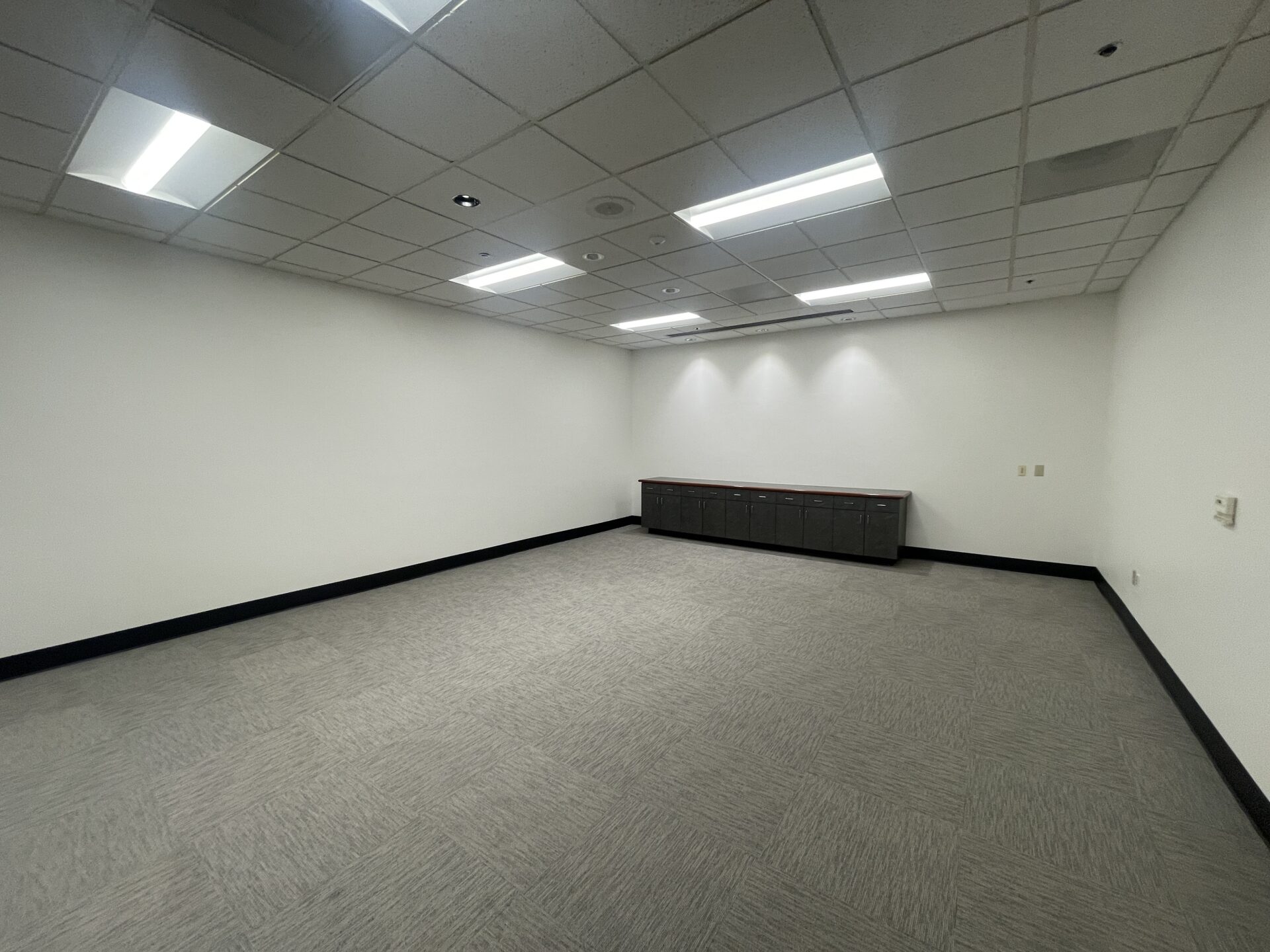 3875 Atherton Road interior office space with grey carpet