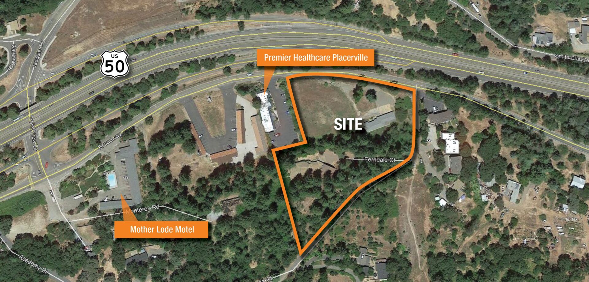 2100 Ferndale and For Sale Aerial Image