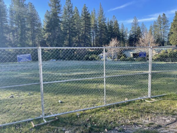 2100 Ferndale Land with Fence Up on Property