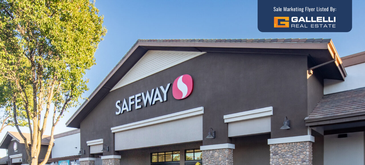 Safeway Single Tenant Safeway store exterior with signage